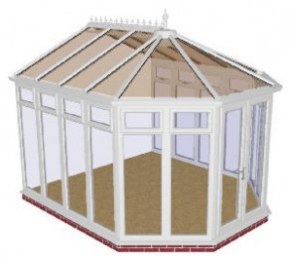 Fully glazed DIY Victorian Conservatory 15