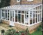 Hardwood lean to conservatory