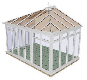 Fully glazed DIY Edwardian Conservatory 67
