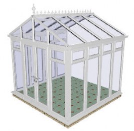 Fully glazed DIY Gable Conservatory 71