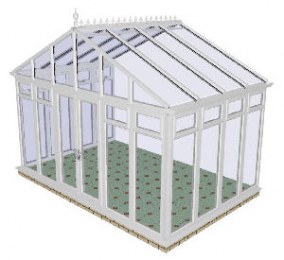 Fully glazed DIY Gable Conservatory 72